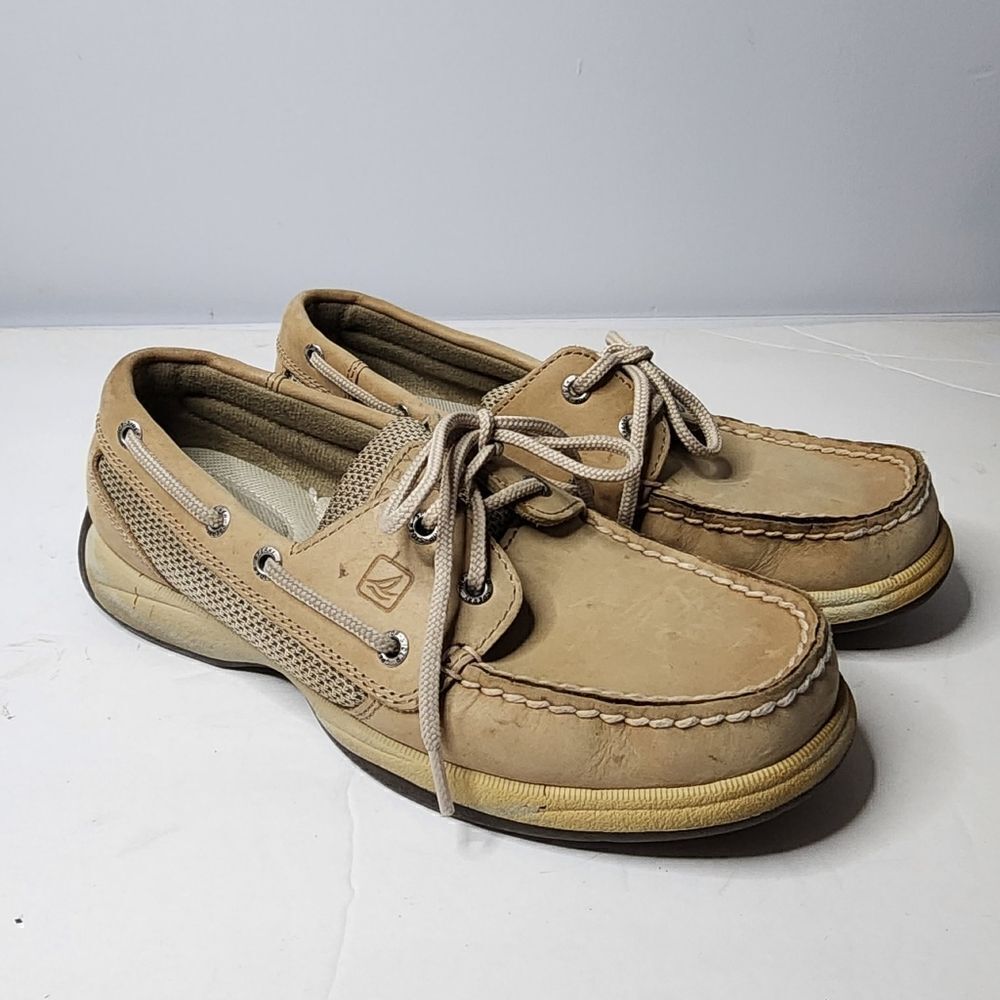 Classic Leather SPERRY Top Sider Womens Size 6 Boat Shoes Loafers -Brown